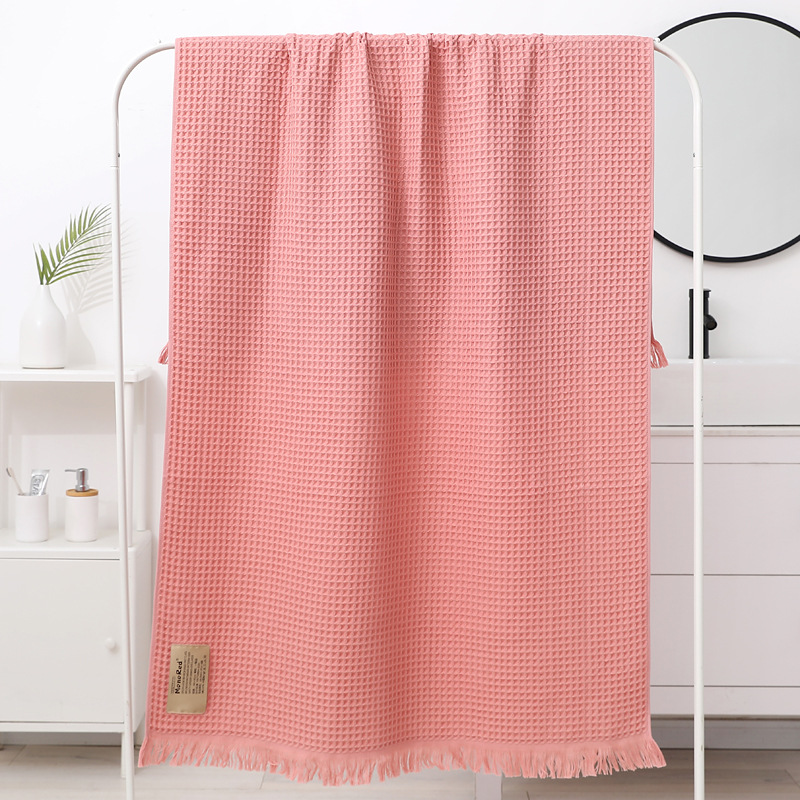 Hotel Soft Multi-Colored Tassel Bath Towel Shawl 90*180 with Antimicrobial and Cotton