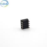 2x4 Pin Wafer Connector 2.54 Mm dual Row Single Body Right Angle Type