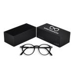 Black Card Paper Sunglasses Packaging Box Eco Friendly 2mm Thickness