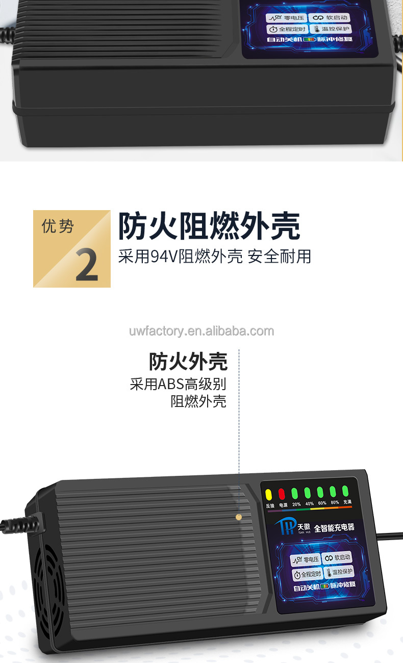 42v 2a 54.6v 2a 67.2v 2a 3a 5a 6a 8a li ion lithium battery charger for your customer requirements 12v 24v 36V 48V 60V 72v