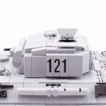 WW2 military swat German soldier mini figure simulation V12 engine panther tank