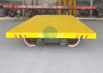 Towed Cable Powered Factory Material Handling Hydraulic Rail Transport Cart For