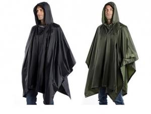 Wholesale Military Rain Cape Tactical Outdoor Gear 190T Polyester Rain Cape Poncho from china suppliers