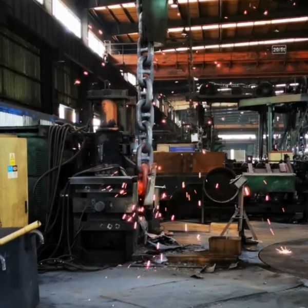 Grade 3 124mm Stud Link Galvanized Chain Anchor High Strength Alloy Steel