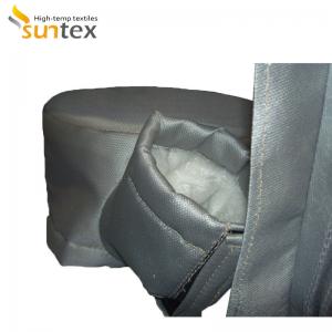 Wholesale Silicone Rubber Coated Glass Fabric for Reusable Insulation Blankets Reusable Insulation Pads Thermal Insulation from china suppliers