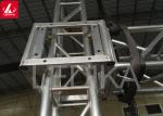 6082 T6 Aluminium Goal Post Led Screen / Background Cloth Stand Truss System TUV