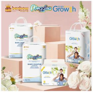 Wholesale Tape Diaper Breathable Backsheet Cotton Pampering Disposable Baby Diaper from china suppliers
