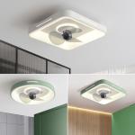 Nordic Simple Smart LED Ceiling Fan Ultra-Thin Modern Design for Bedroom Dining