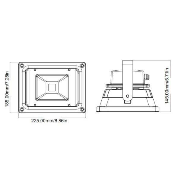 waterproof flood light 30W LED Floodlight housing with IP65