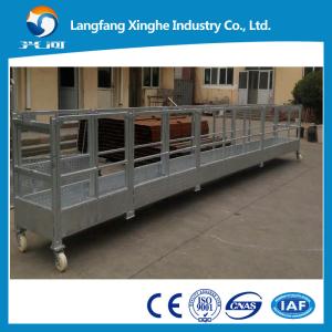 Wholesale facade cleaning scaffolding/ window cleaning cradle /suspended wire rope platform from china suppliers