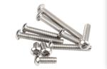 M8 Hex Stainless Steel Machine Screws , Round Head Socket Drive Screw
