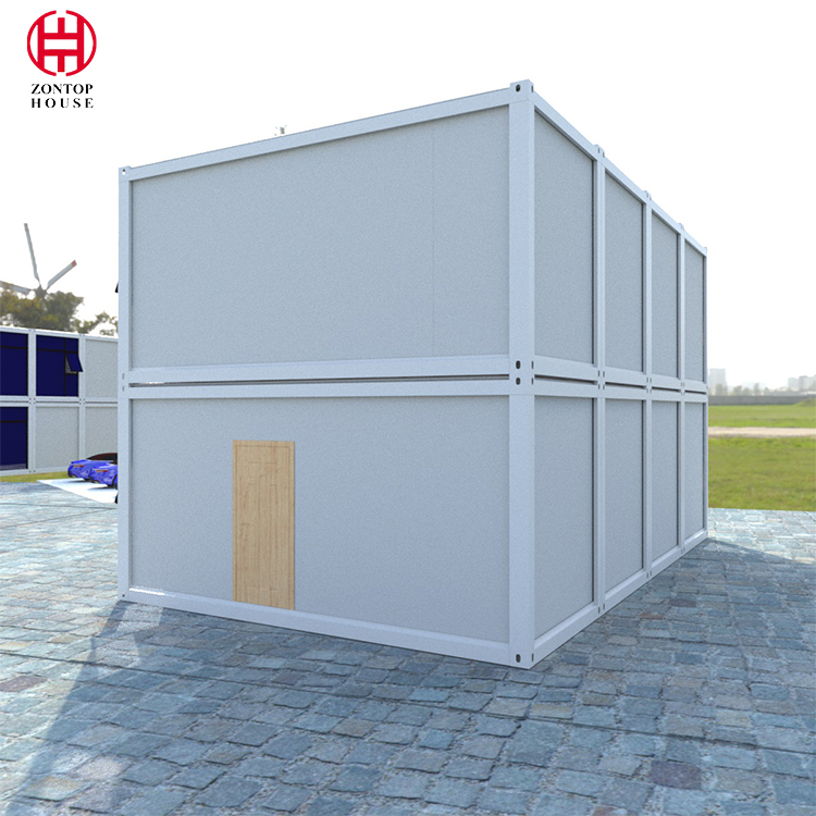 Zonop Modern Luxury Storage Glass Detachable 2 Room Prefabricated 20 Ft 40 Ft Bolt Modular Home Container Prefab Hous
