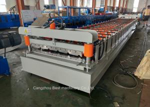 China Steel Metal Roof Sheet Making Machine 3kw Power High Grade Rigidity on sale