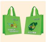 Silk Screen Printing Promotional Non Woven Shopping Bags Customized Size