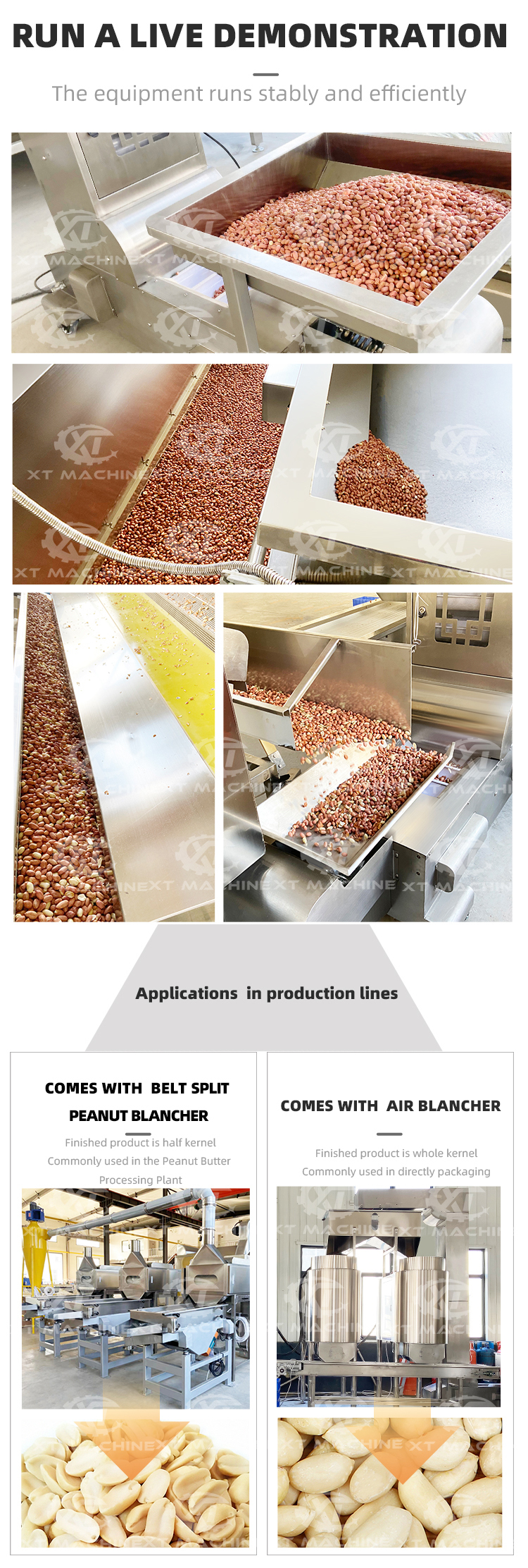 Fully Automatic Peanut And Cashew Roasting Machine With Air Cooling Technology