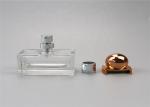 Unique Square Small Empty Perfume Bottles , Spray Clear Perfume Bottles 30ml