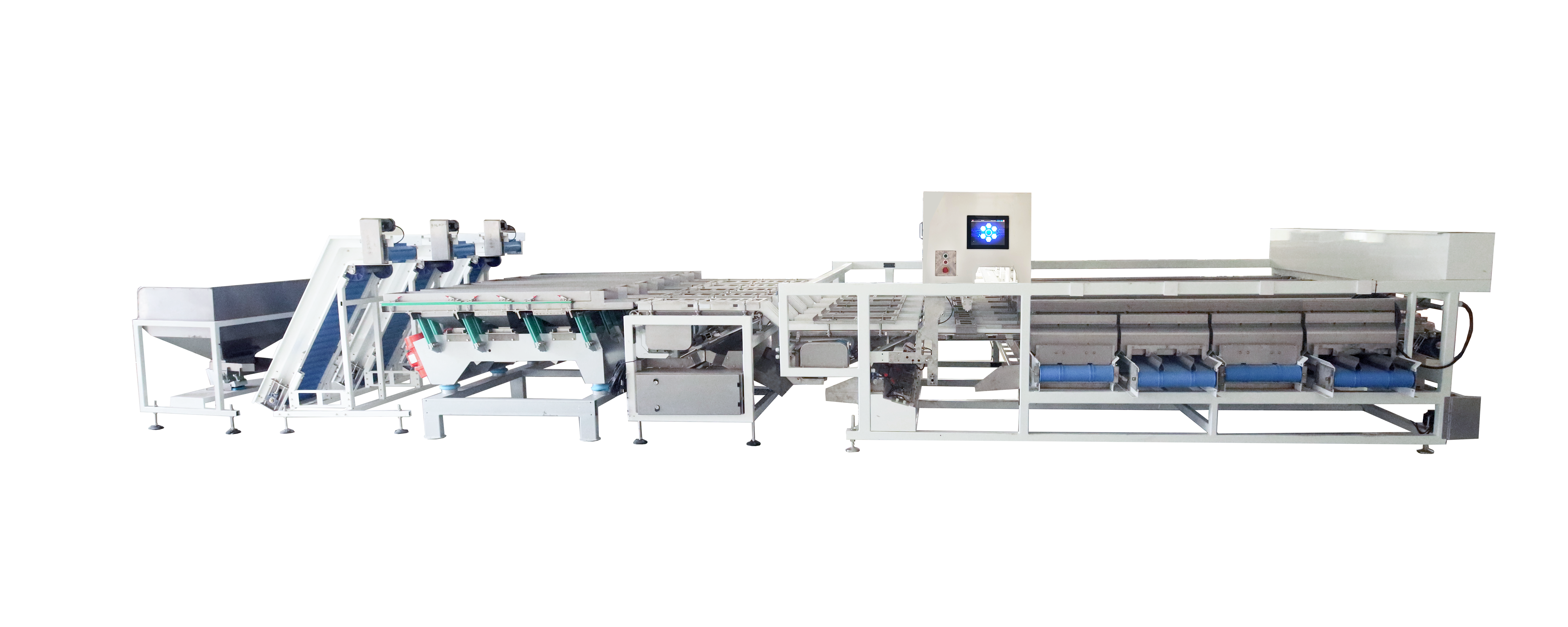 Automatic Walnut Kernel Sorting System Real-Time Cleaning Continuous Production High Recovery Rate Nut Processor