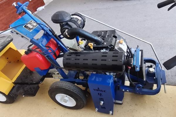 PCD Grinding Road Marking Striping Line Removal Equipment 250mm max Grinding