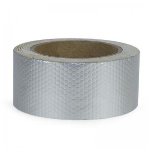 China Coated Duct Waterproof Aluminium Foil Tape For Fix Pipeline Roofing Repair on sale