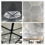 Customizable Color Hexagonal Clip In Ceiling 404mm For Metro Station