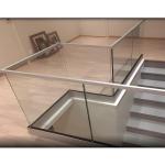 Low Maintenance Aluminum Glass Balustrade With Anti-Slip Surface