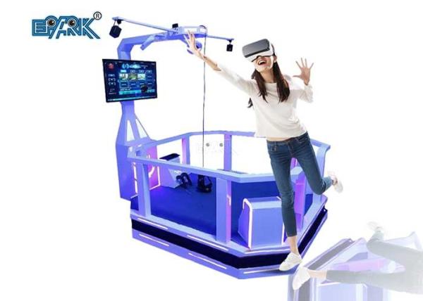 Metal 42 Inch 9D Virtual Reality Simulator Game Machine VR Walking Space