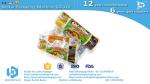 PET/PE laminated plastic foil for snack packaging with Bestar weighing packaging