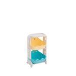 Removable Plastic Organizer Shelf Candy Color Plastic Rack Shelving