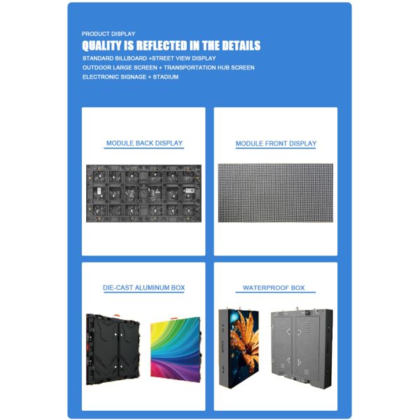 Outdoor Advertising Billboard LED Screen Panel Display for Elevators Retail Stores Shopping Malls & Wayfinding