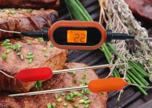 Wholesale Kitchen Wireless Grill Thermometer Mobile Operated With APP Smart Alarm from china suppliers