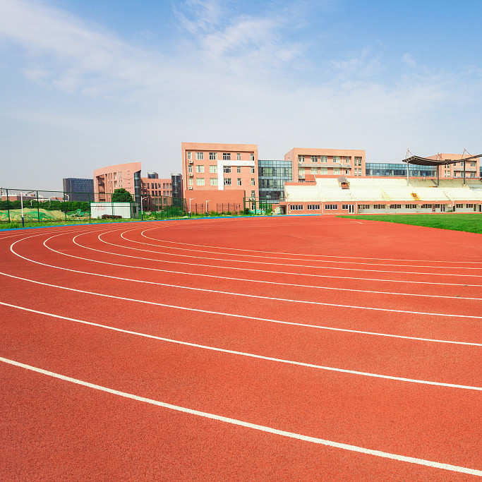 13mm Thickness Synthetic Sports Flooring PU Glue Mix SBR Playground