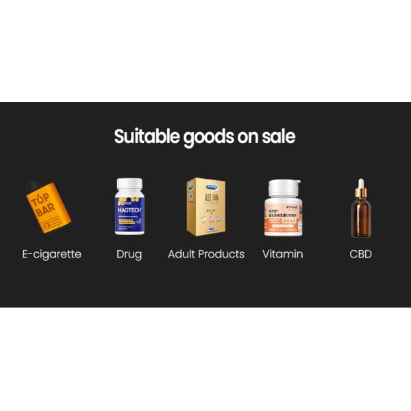 Standing Hanging 300 pcs Big Capacity  Vending Machine with Nayax Card Reader Age Checker