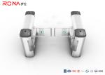 Access Control Swing Gate Turnstile 304 Stainless Steel With DC Brush Motor