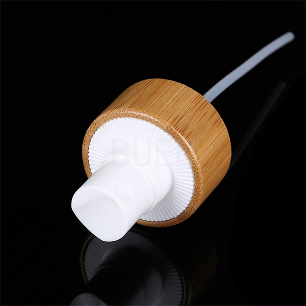 Bamboo Plastic Fine Mist Spray With Half Cover Environment Degradable