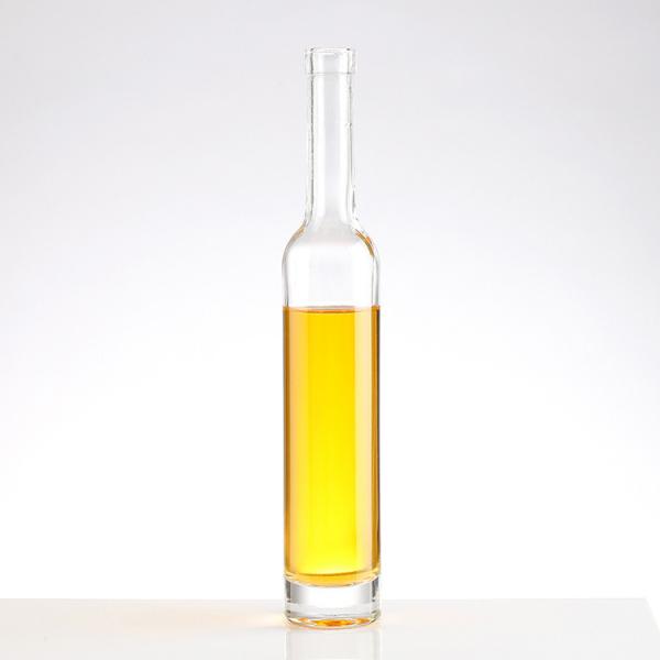 Vodka Whisky Round Glass Bottle with Screw Cap Produced by 100ml 250ml 375ml