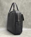 Authentic Real True Ostrich Skin Office Men Briefcase Top-handle Bag Genuine