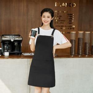 China Custom Logo Canvas Chef Apron  For Bar Cafes Shop Grill Restaurant on sale