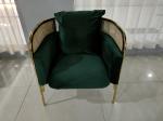 Soft Flexible Flannel Fabric 51cm 36cm Rod Iron Sofa Set