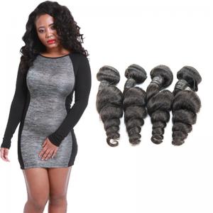 China Grade 9A Loose Curly Hair Extensions 4 Bundles Unprocessed Virgin Hair on sale