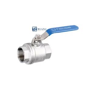 Wholesale 304 Stainless Steel 1000wog High Platform Ball Valve 3A DIN NPT BSPT BSPP 2-1/2&quot; Medium from china suppliers