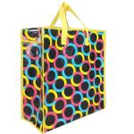 fashion new design pp shopping zip bag package large shopper woven material bag