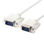 Rs232 9 Pin Male To 15 Pin Male Vga Cable 4.5ft 137cm Length