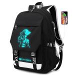 Factory wholesale OEM custom men trendy waterproof luminous school bags Laptop