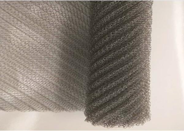 316L Knitted Wire Mesh Twin Wire / Dogan Wire 0.18mm Dia 38mm Width For Thermal
