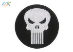 100% Rayon Thread Custom Motorcycle Patches Red Black White Color For Leather