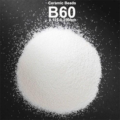 700HV Ceramic Blasting Media Zirconia Beads B20 B40 B60 For Steel Pipe Surface