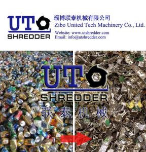 Wholesale garbage, kitchen waste, pop can, solid waste, household waste, scrap material shredder / crusher - double shaft shredder from china suppliers