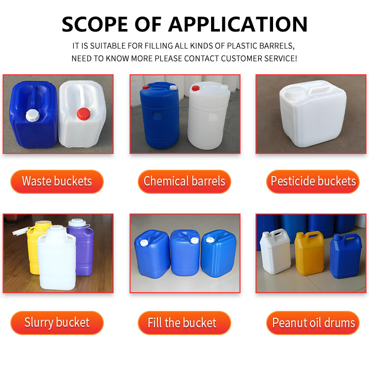 Large barrel weigh filling machine customized production speed and nozzols