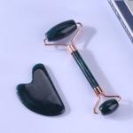 56g Rose Quartz Facial Roller , Jade Massage Roller For Face Massage
