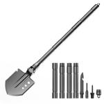 Self Defense Multifunctional Outdoor Shovel , 76cm Survival Tactical Multifuncti